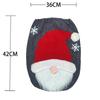 5PCS Christmas Toilet Seat Cover Father Christmas Toilet Seat Cover and Rug Christmas Bathroom Accessories Christmas Decoration