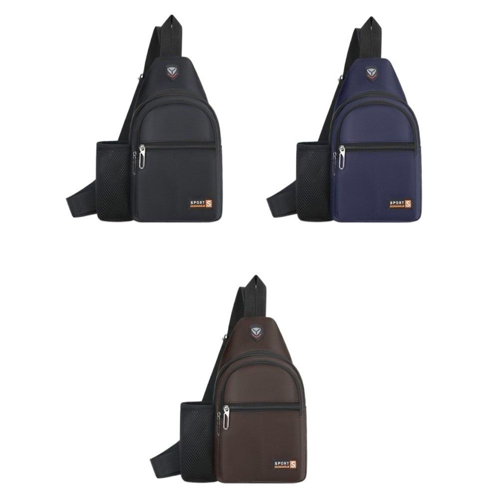 Oxford Cloth Men's Chest Bag Large Capacity Men's Shoulder Bag Portable Sports Chest Bag  Men