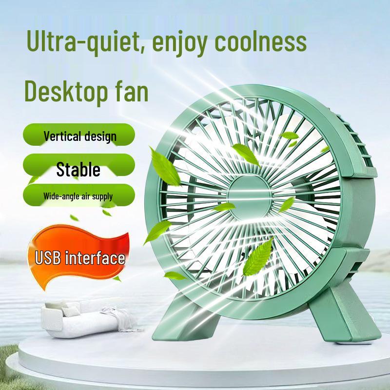 Silent Mini USB Desk Fan - Compact & Portable for Dorms & Offices Unspecified