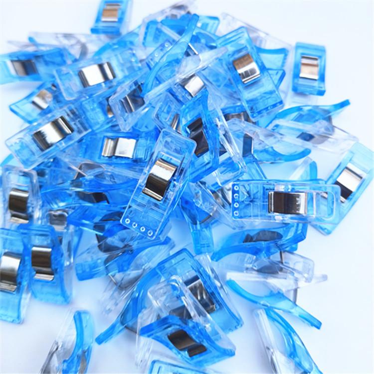 

Багатоцільові швейні кліпси Кольорові кліпси для скріплення Пластикові кліпси для рукоділля Кліпси для квілтингу Швейні затискачі для DIY шиття Скріплення 50Pcs