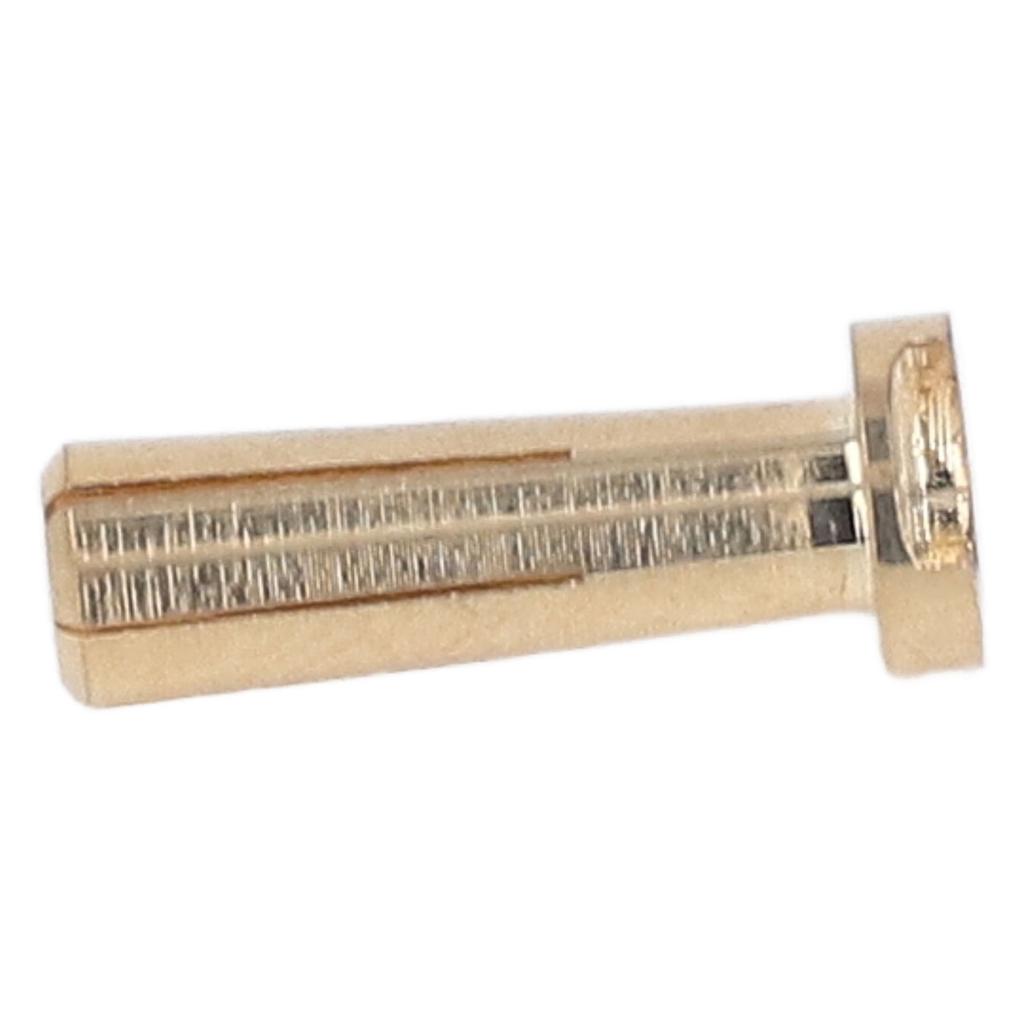 50 Pcs 5mm Battery Connector Plug 5mm Brass High Hardness RC Battery ESC Motor Connector