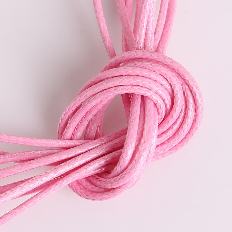 Korean Waxed Cord (1-2mm) for DIY Jewelry: Faux Leather Cord for Necklaces and Bracelets