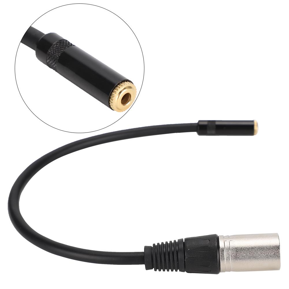 3.5MM Female To XLR Male Zinc Alloy 3.5MM Interface Audio Adapter Cable Patch Cord
