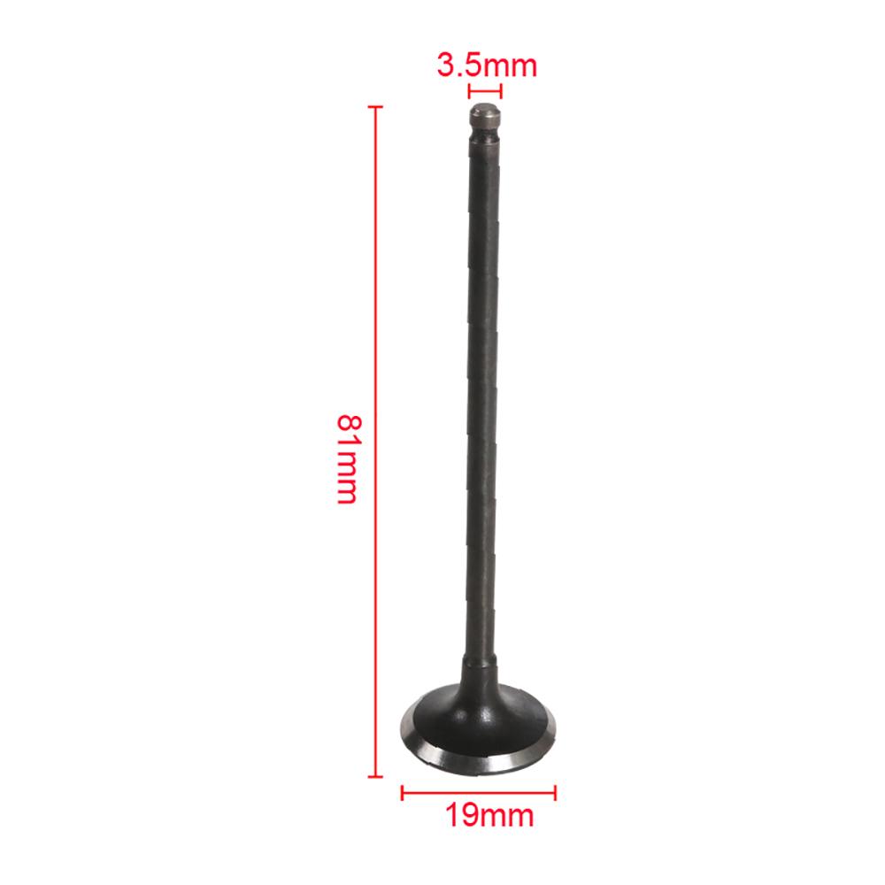 Motorcycle Inlet Outlet Intake Valve Exhaust Valve Stem Kit 19x81mm 16x81x3.5mm for Suzuki GSF250 GJ74A 74A GSX250 GSX GSF 250 1pc intake valve