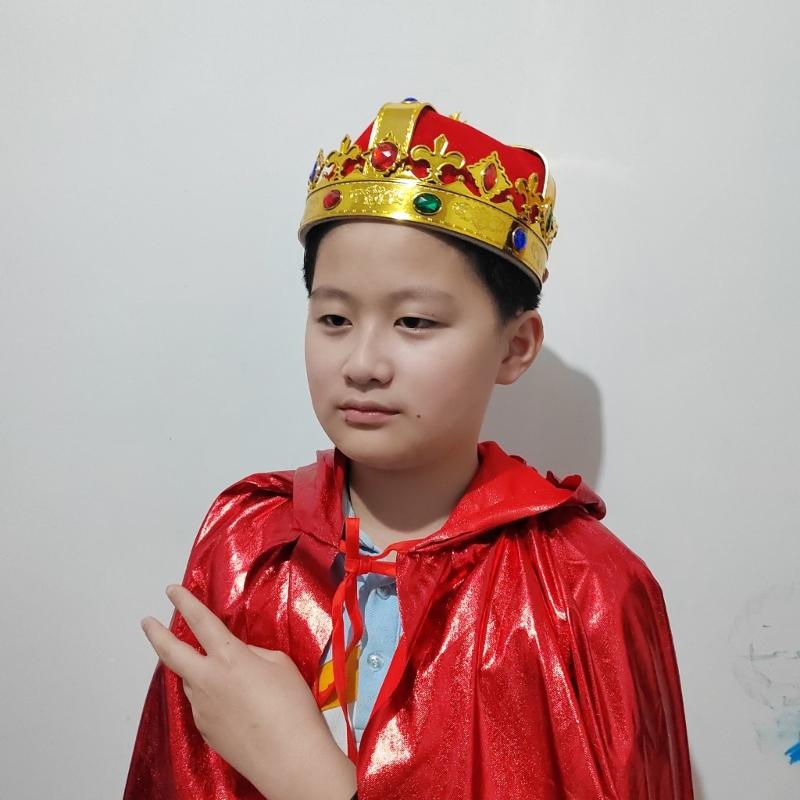 Shining Party Crown Hats for Birthday Wedding Celebration Cosplay King Crowns Show Performances Costume