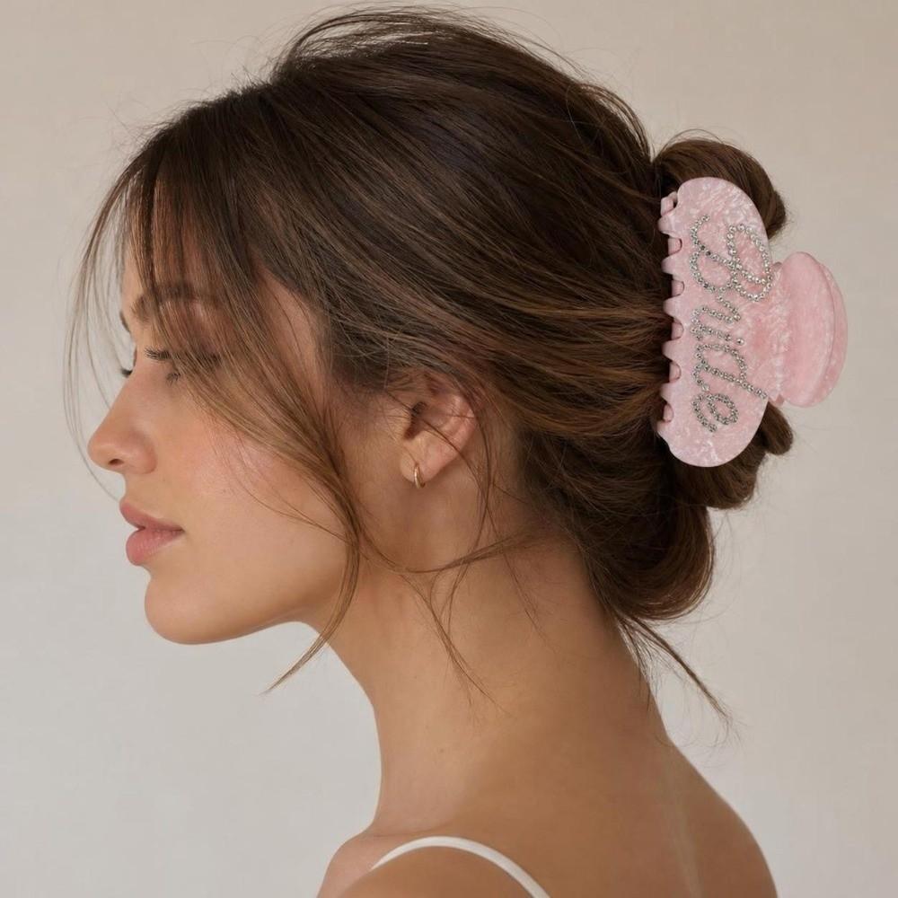 Bridal Shower Decoration Bride Letter Hair Claws Hair Claw Clips Party Supplies