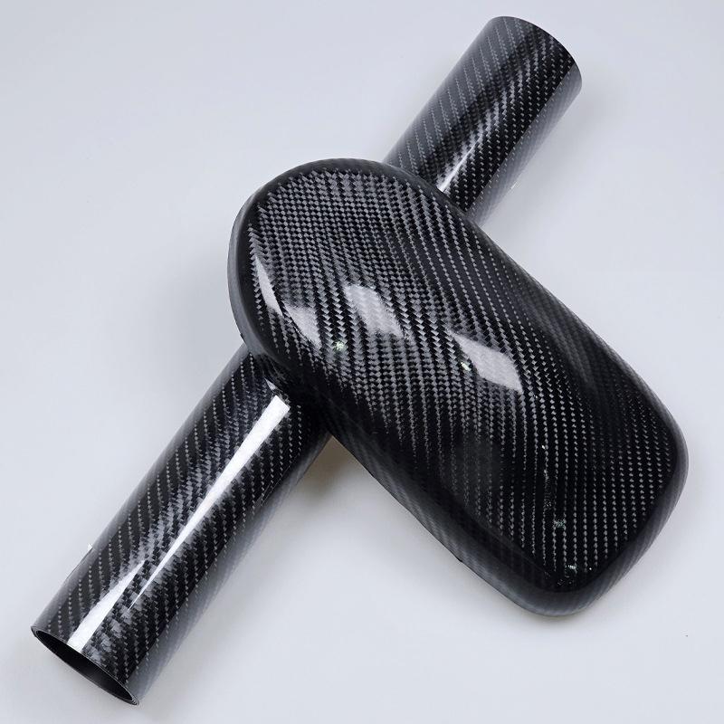 Koolstofvezel Steen Auto Stickers, Imitatie Koolstofvezel Kleurveranderende Interieur Achteruitkijkspiegel Stickers Volledige Body Auto Folie