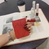Snake Skin Pattern Mini Coin & Makeup Bag with Mirror