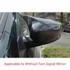 For Acura ILX 2013-2024 Car Sticker Rearview Side Mirror Cover Wing Cap Exterior Door Rear View Case Trim Carbon Fiber Look ABS