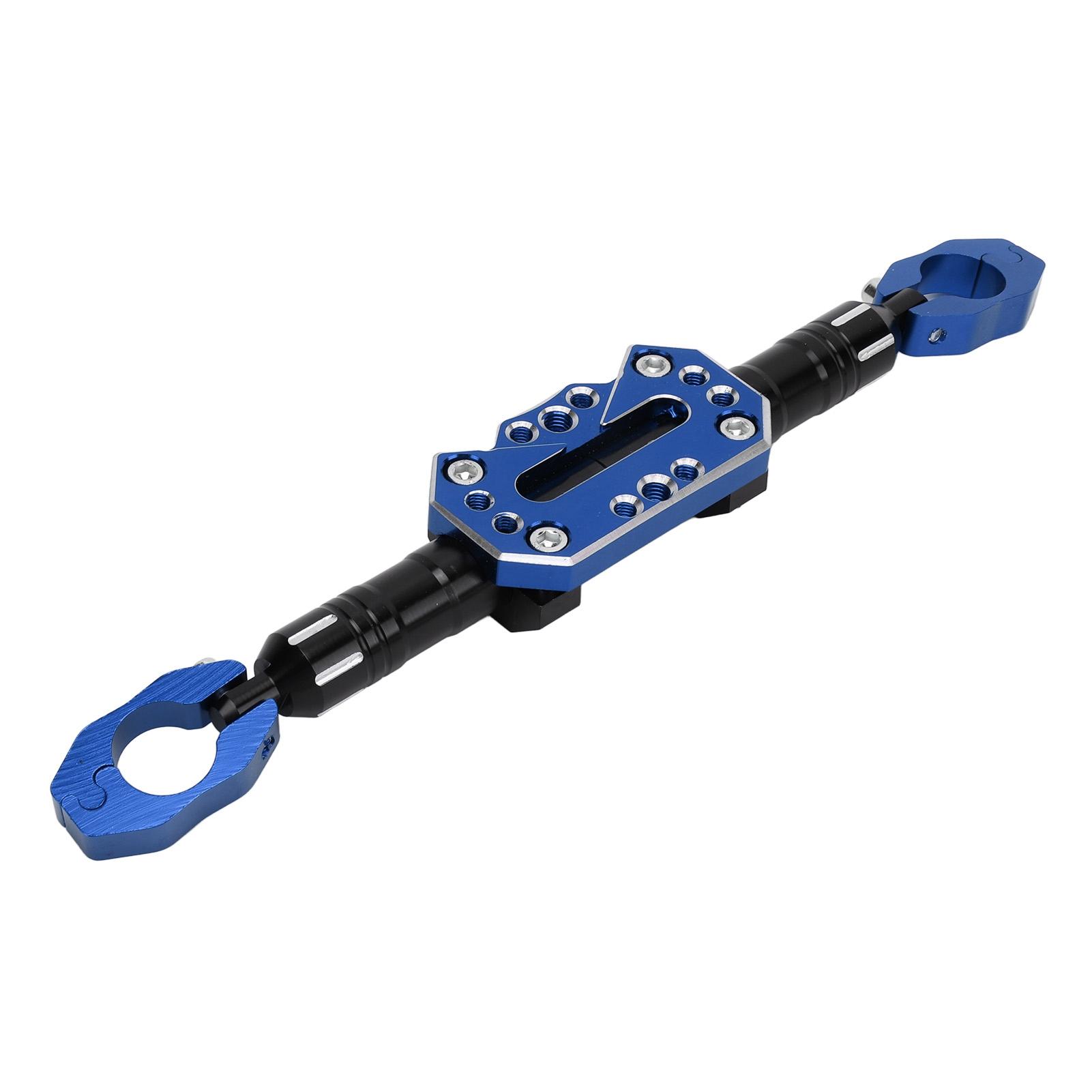 Мотоциклетная многофункциональная удлинительная штанга Технология ЧПУ Стабильная Простая установка Удлинительная штанга давления на руль Синяя