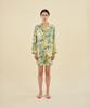 [2Dreamers] Flower Print Silk Pajamas [Shipped from Korea] 100% Authentic