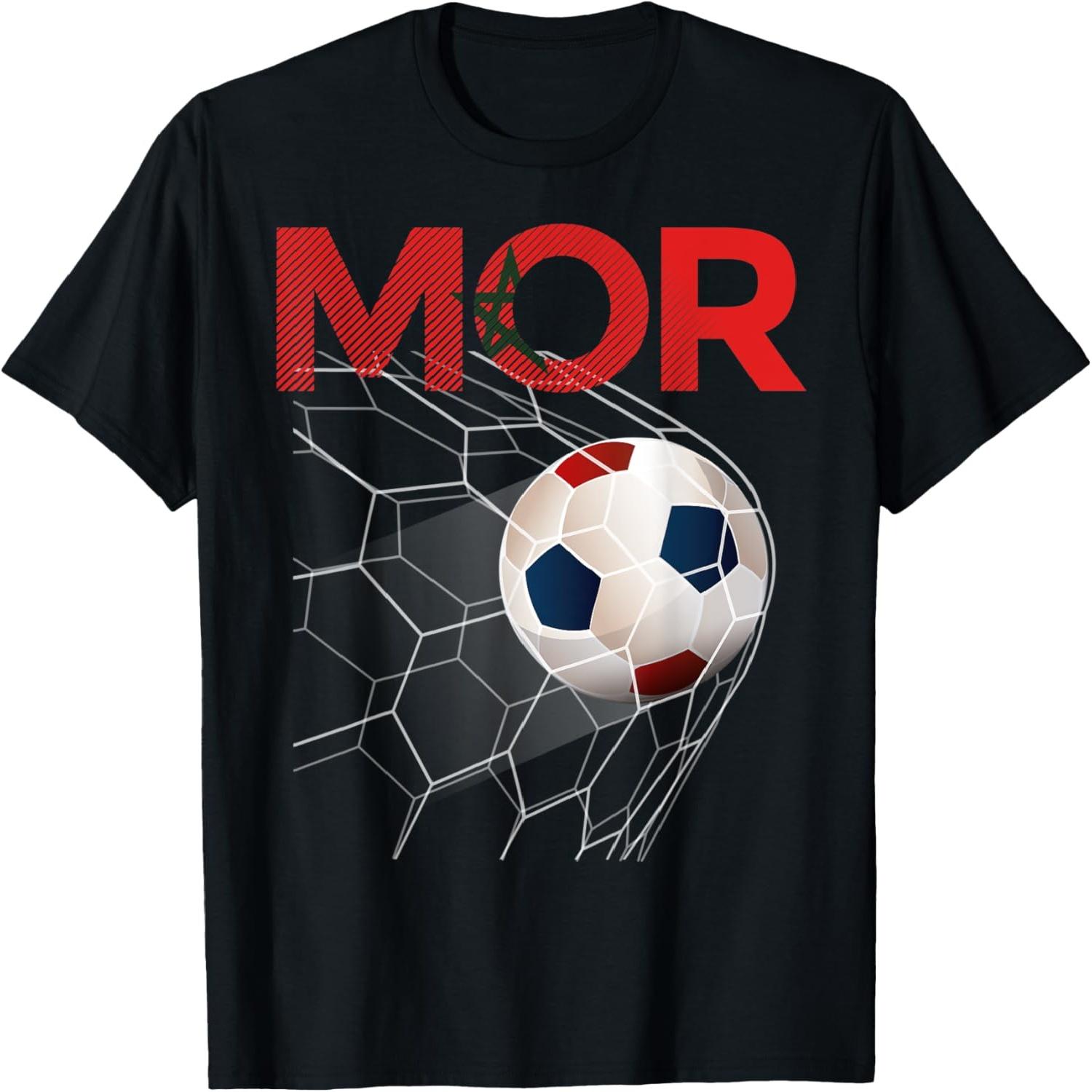 Morocco Soccer T Shirt; Soccer T Shirt; Morocco Shirt S