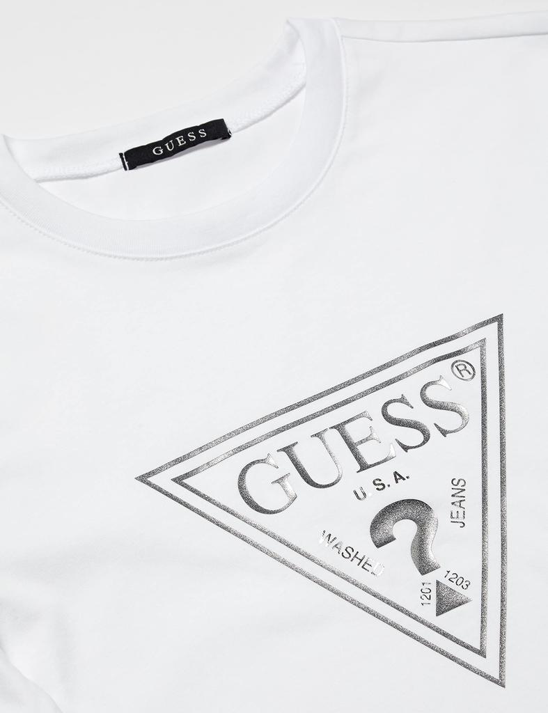 Guess Tee Large Men's Small/Sleeve Shirt, White,