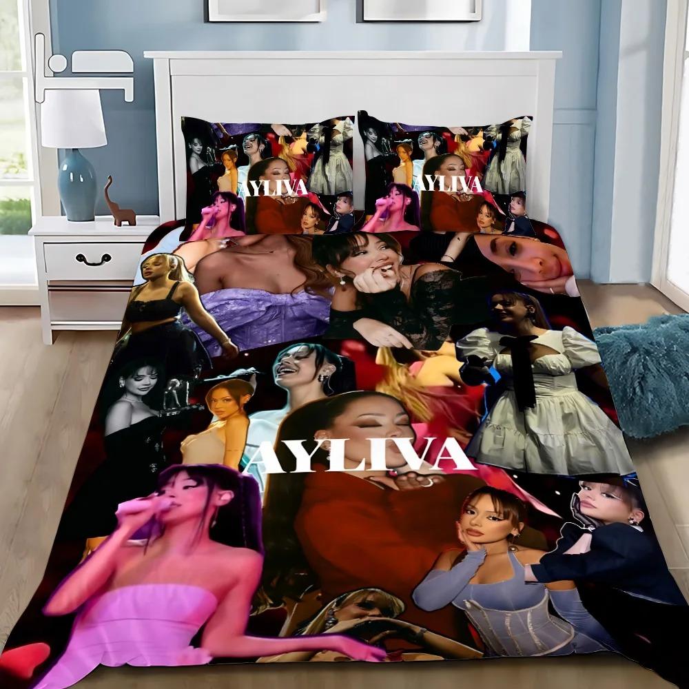 

Singer Pop A-Ayliva Bedding Set For Bedroom Soft Modern Bedspreads Comefortable Kids Duvet Cover Quilt Cover And Pillowcase AU Double 180x210cm