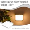 Motion Sensor Light Led Usb TYPE-C Charging Square Lamp for Bedroom Kitchen Stair Hallway Wardrobe Cupboard Lighting Night Light