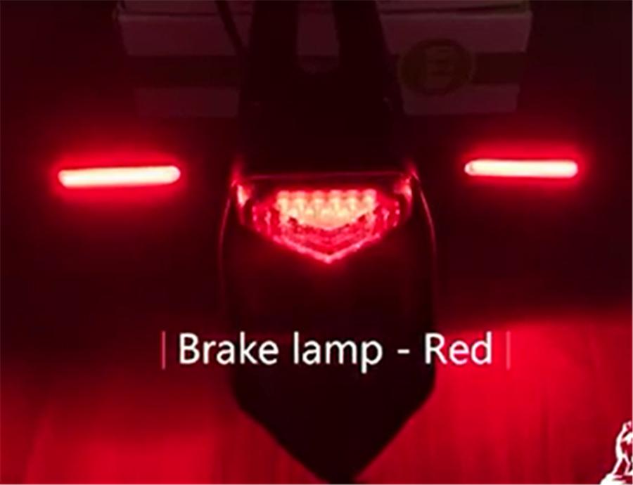 4 Pcs Motorcycle 24LED Flowing Blinker Bendable Turn Signal Light DRL Tail Lamp