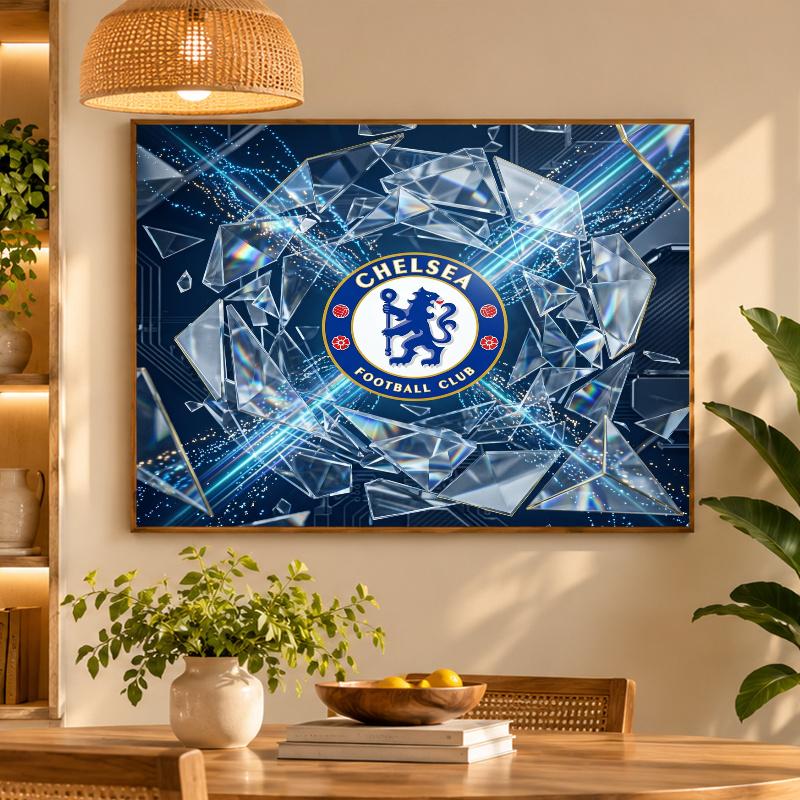 5D Diamond Painting Chelsea FC DIY Full Drill Diamond Art Kit Home Decoration
