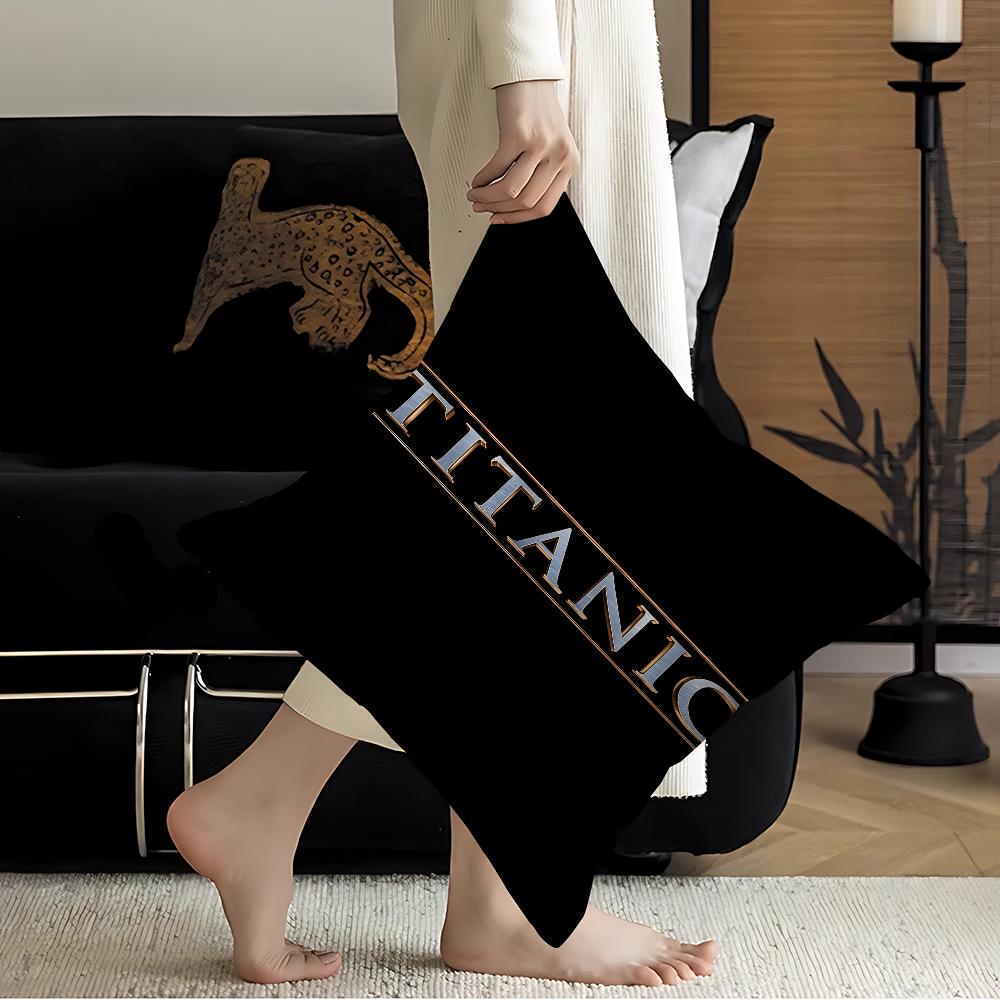 

Movie T-Titanic Pillowcase Toon Gift Cushion Cover Bedroom Home Sofa Chair Seat Decor Pillow Case 16x16Inch