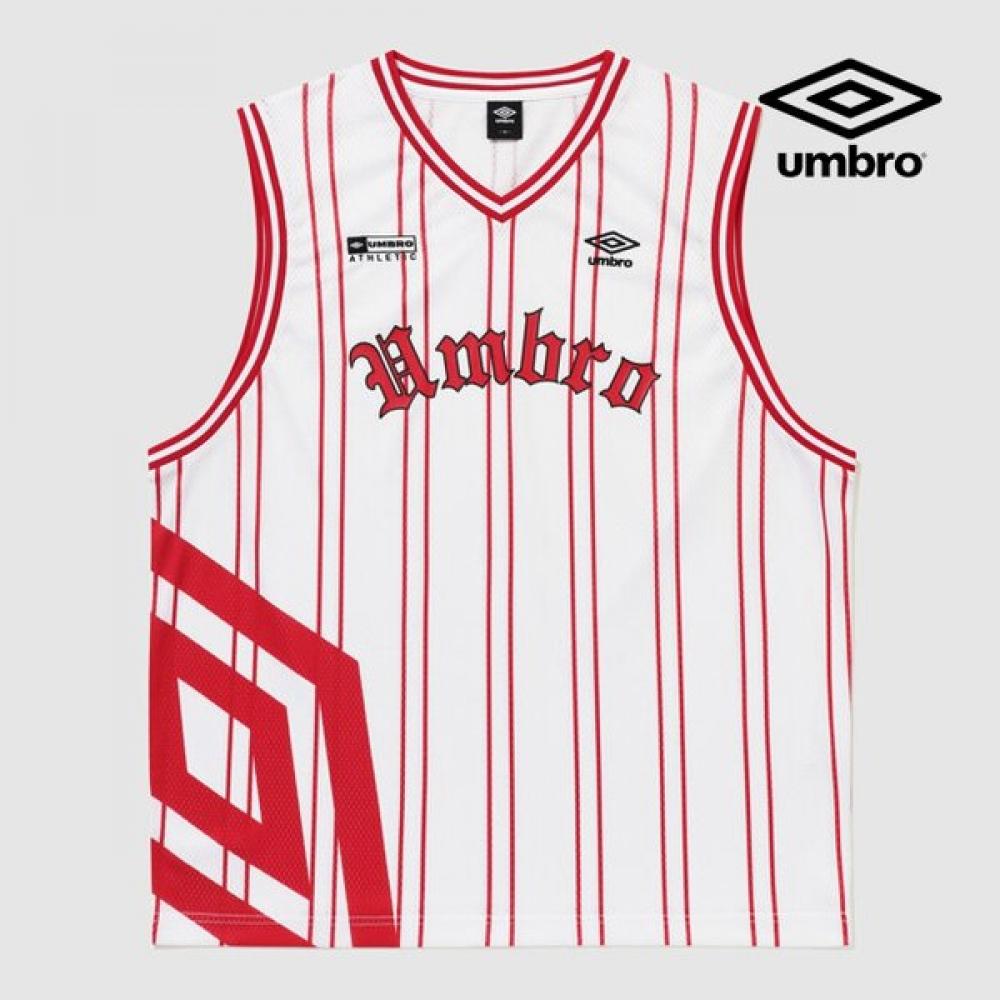 Umbro Women S Graphic meSh STriped SleeveleSS T ShirT whT0 ur321cSl71 white/090