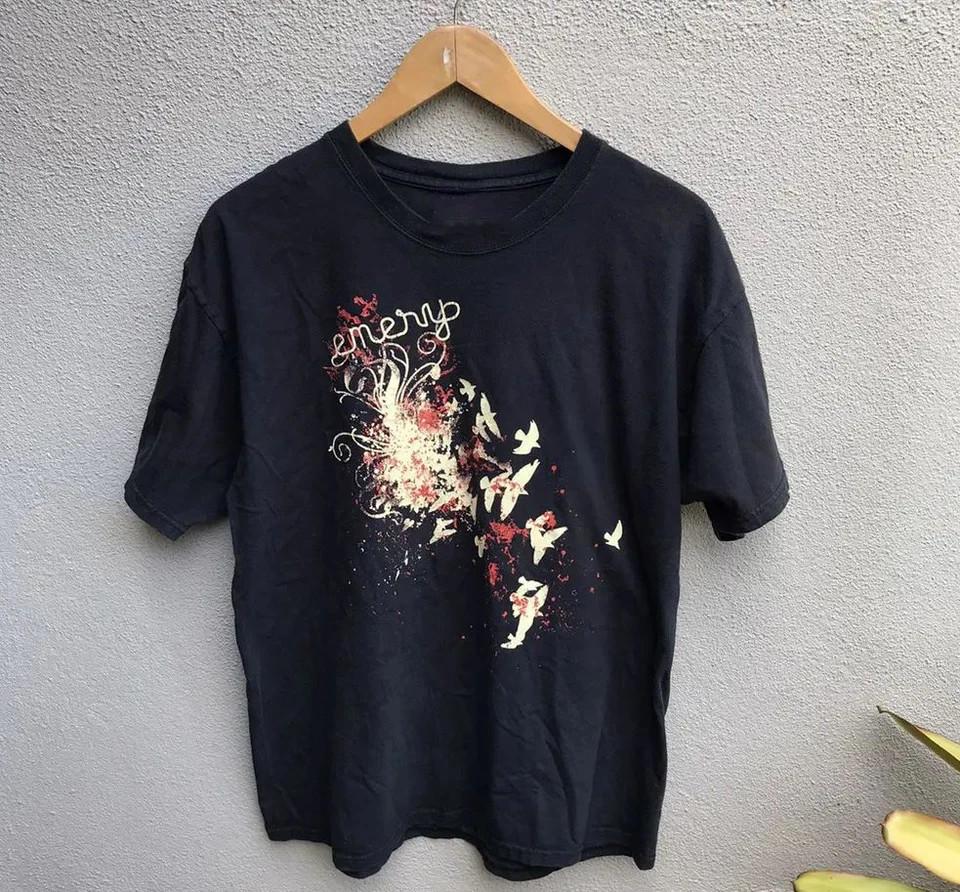 EMERY Band Album Tour Concert Short Sleeve Cotton Unisex Tee Shirt MD559 Unisex T-Shirt XXL