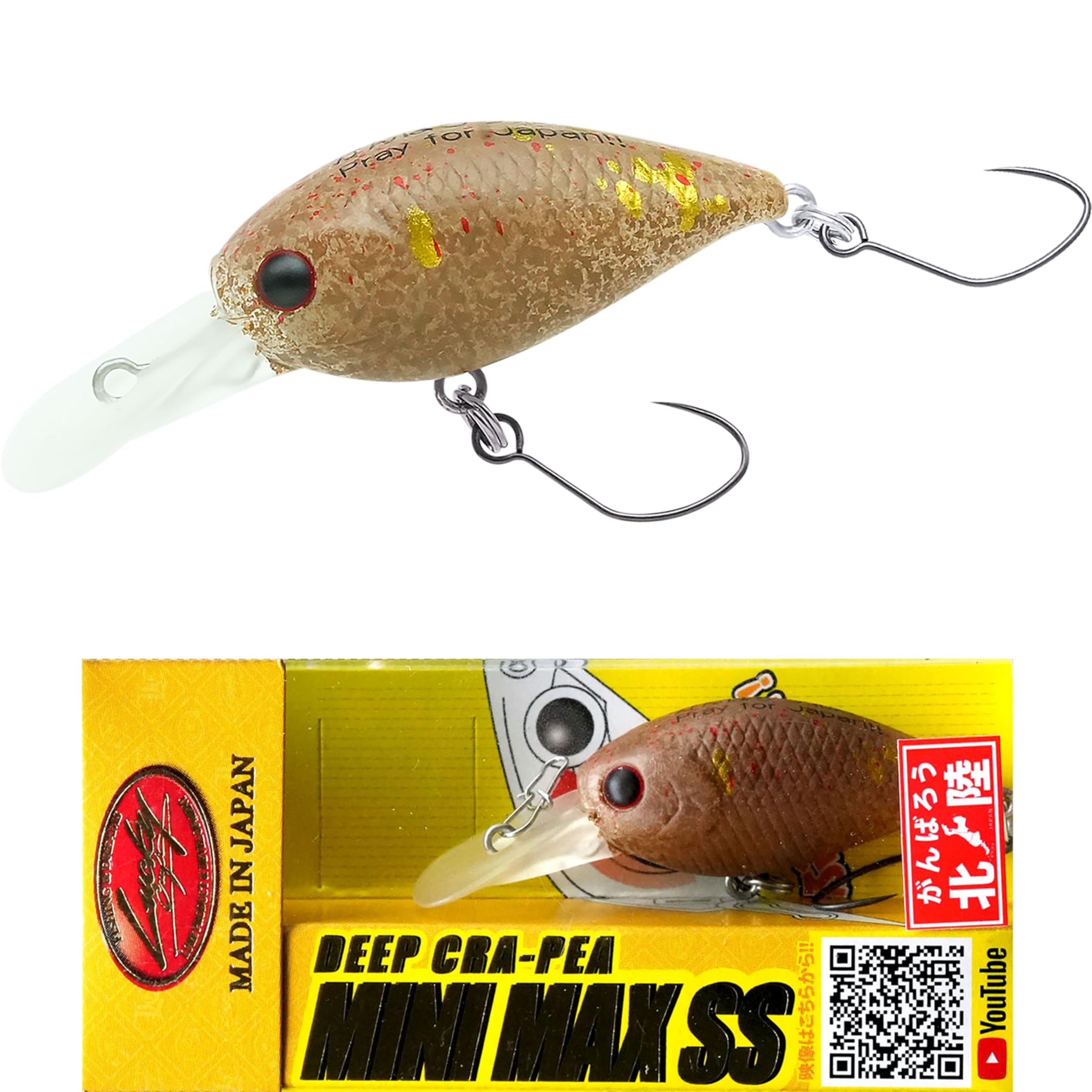 Lucky Craft Deep Crape Mini MAX SS, 3.4g, LUCKY CRAFT, One size