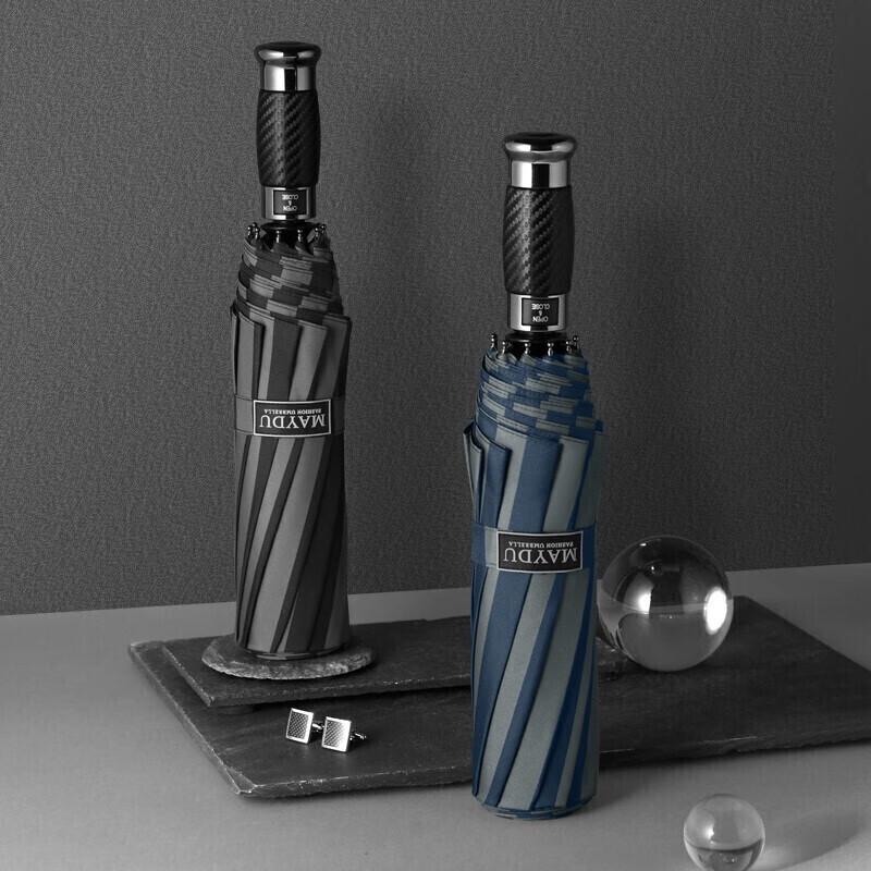 MAYDU Automatic 10-Rib Folding Business Umbrella