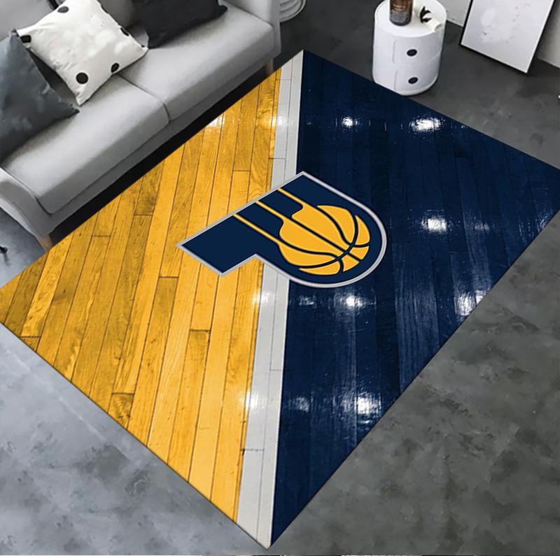 Indiana Pacers Carpet Rug for Living Room Bedroom Home Sofa Decoration,Kids play Non-slip Floor Mat