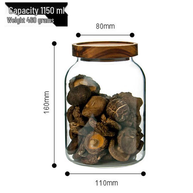 

ZISIZ Glass Sealed Storage Jar
