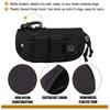 Sunglasses Carrying Case Shockproof Nylon Eyeglass Pouch Portable Multifunctional Glasses Bag for Outdoors