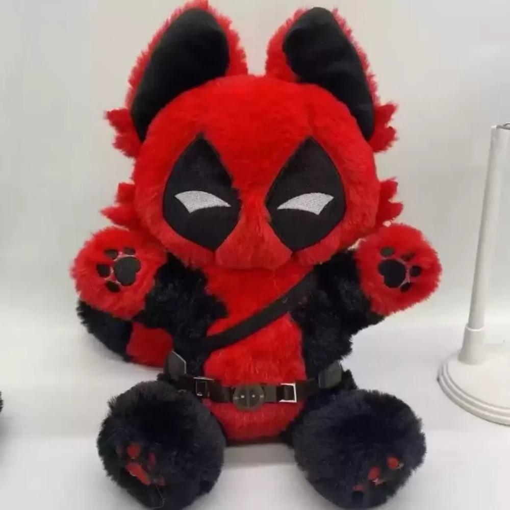 Hot In Stock 30cm Deadpool and Wolverine Series Cool  American Doll Plush Blind Box Decorative Ornament Festival Gift To Boys