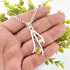 Yellow Cat's Eye Gemstone Jewelry, 925 Solid Sterling Silver Pendant, Handmade Gorgeous Pendant For Wedding Gift