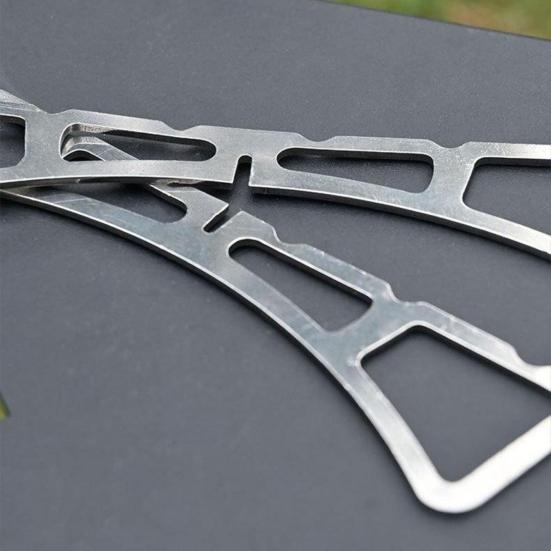 Folding Steam Rack Stainless Steel Portable Space-Steamer Stand Reversible Stable Support Heat Insulation Kitchen Accessories