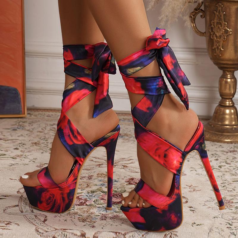 

Модель Catwalk 16 см Супер Высокие Каблуки Босоножки на Платформе для Женщин Сексуальные С Открытым Носком Банкетная Вечеринка Туфли для Стриптиза Танцы на Пилоне Красные 38 красный