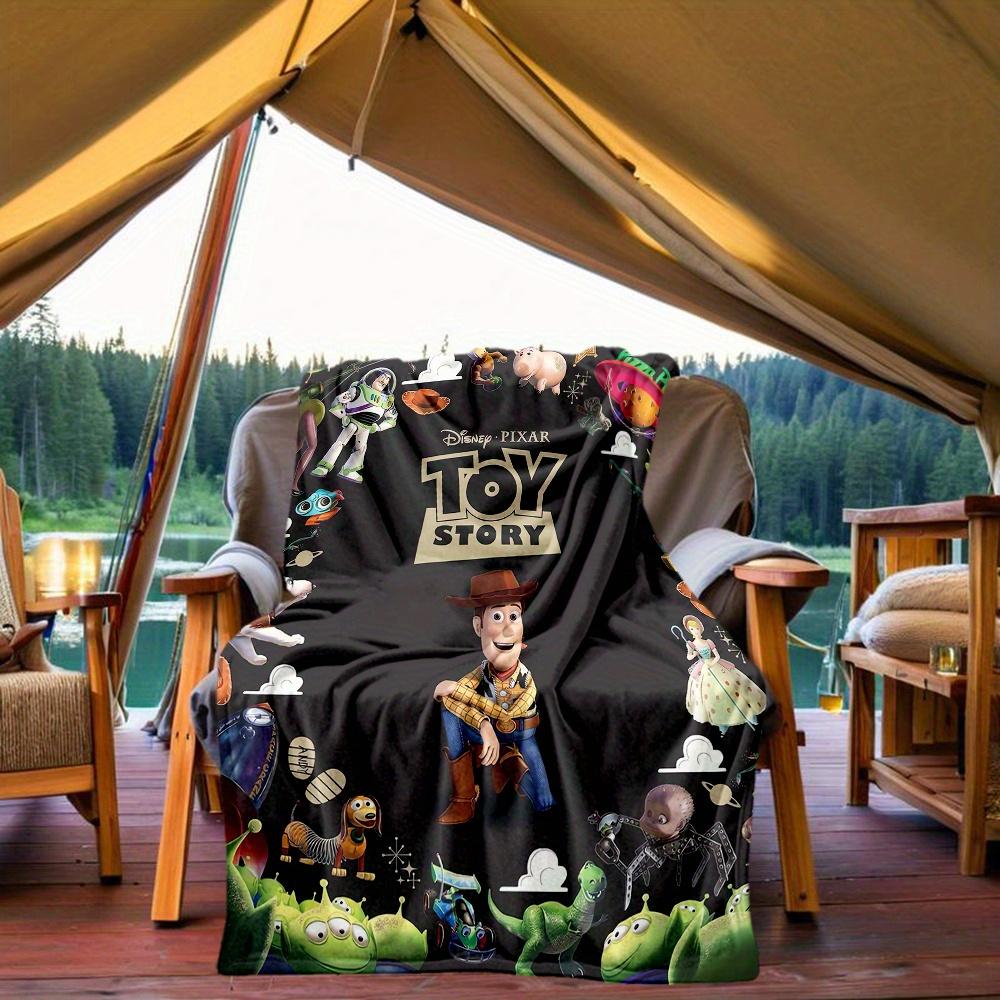 1pc, Disney Toy Story Blanket Seasonal Throw for All Seasons, Living Room, Travel, Camping, Car Blankets