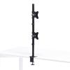 Sanwa Supply Dual Monitor Arm (Top and Bottom, Dual Screens) CR-LAC211BK