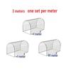 Iron Mesh Outdoor Chicken & Rabbit Tunnel Coop for Free-Range Farming