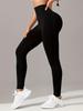 Hohe Taille Bauchkontrolle Yoga-Hose - Atmungsaktive Peach Butt Scrunch Leggings Damen Sportbekleidung