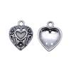 Charms Peach Heart-shaped Love Pendants Vintage Jewelry Supplies ZC094