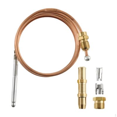 Koppar Termoelement Kit för Brännarkontroll Ersättningsset Hem Eldstäder