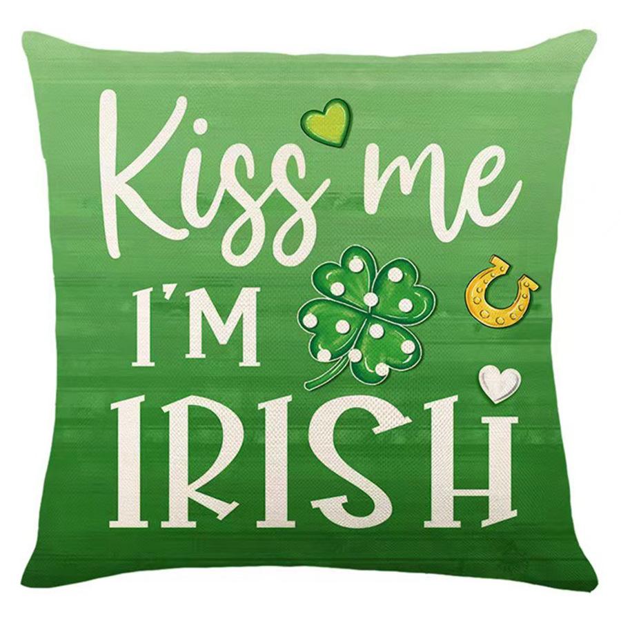 Vikama'S New Saint Patrick'S Day Printed Throw Pillow Set For Sofa, Living Room Armchair, Home Decoration Pillow Cover