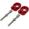 Motorcycle 2pcs 12mm Chain Adjuster Tensioner Swingarm Spool Tensioner Tension Adjuster CNC Universal for CRF 110 CRF110 CRF110F CRF110F 2013-2025