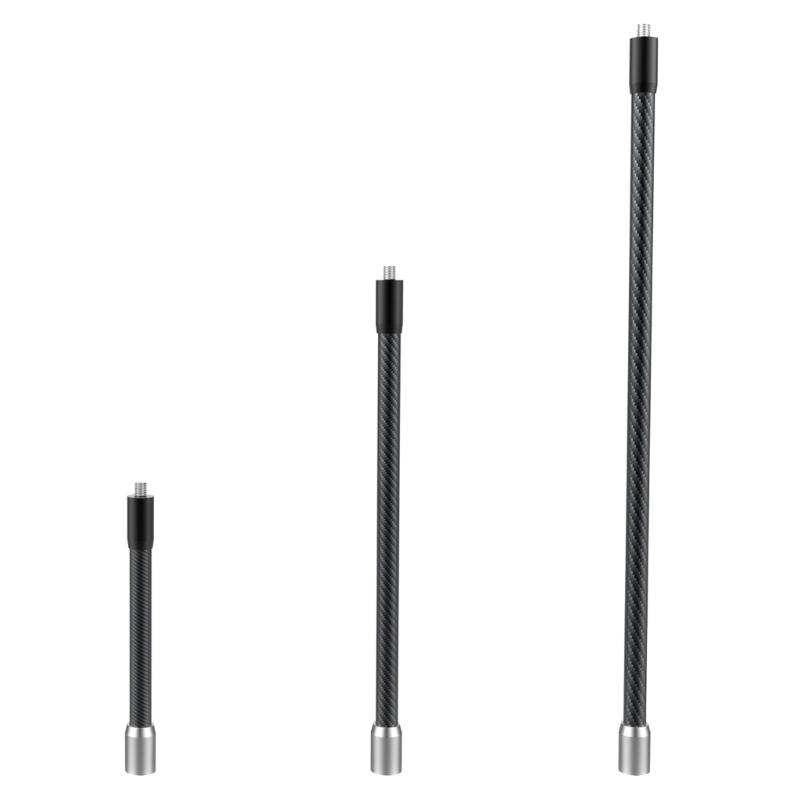 Portable Carbon Fiber Selfie Stick Extension Poles With 1/4 Screw Mount For Versatility Camera Recording MultiScene Vide