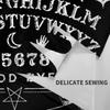 NiYoung Halloween Decorations Cool Tapestry Wall Hanging, Vintage Skeleton Magic Ouijaes Board Black Tapestries, Retro Goth Skull Art Tapestry Home