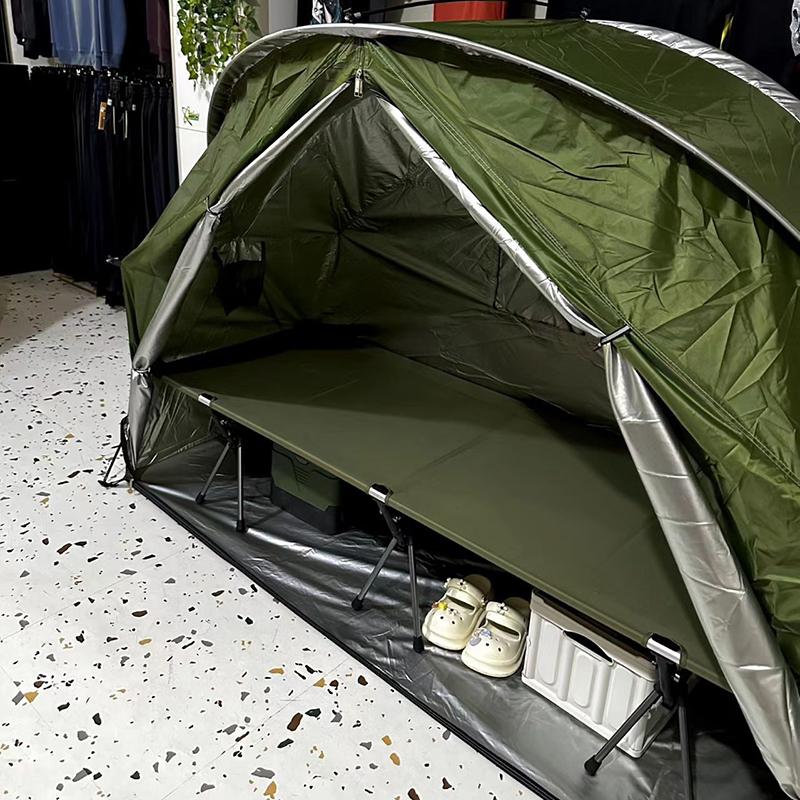 Namiot na łóżeczko Tylko namiot Bez łóżeczka, Namiot Bivvy Wędkarski, Namiot na łóżko Kempingowe Nad Ziemią, Namiot Blokujący Światło