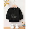 Kids Sweatshirt,Cool Cartoon Print Pattern, Skin Friendly Soft Spring and Autumn Thin Versatile Round Neck Hoodie