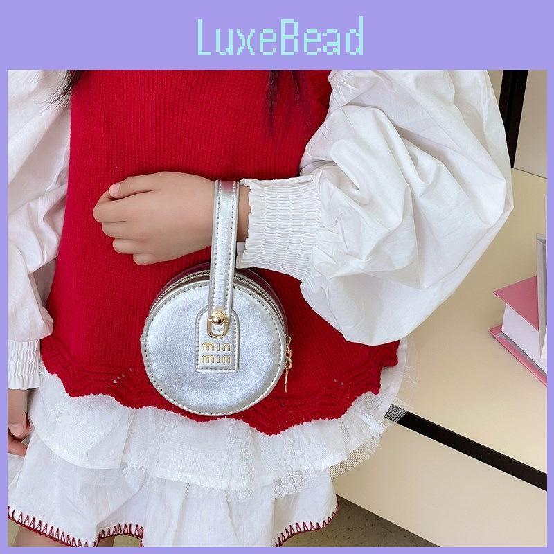 Color Children Solid Cartoon Crossbody Bag Cute Design Polyester Lining Girls