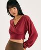 DHYANI Ajna Crop Cover Up (Sangria Red)