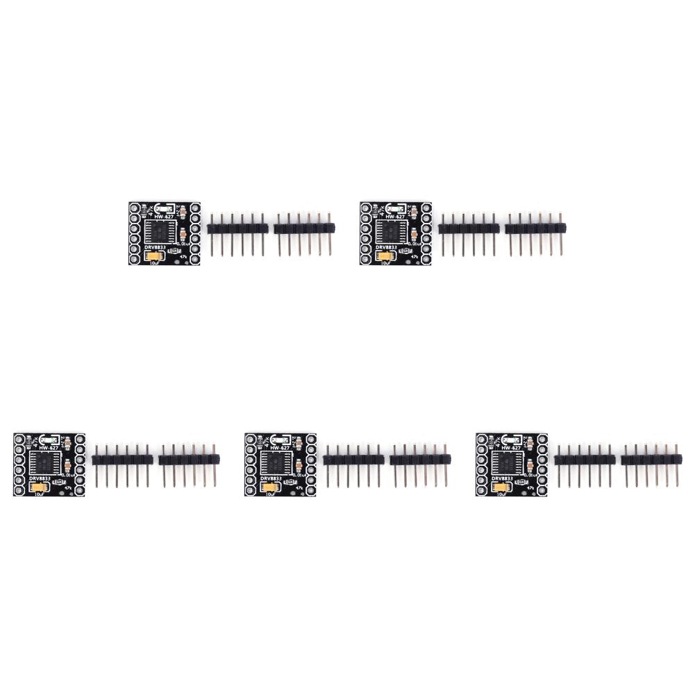 5-10 Stück DRV8833 Motor-Treiber-Modul 6-Pin DC-Getriebemotor-Treiber 1,5A Einzel-H-Brücke Leiser Schrittmotor-Treiber für Arduino