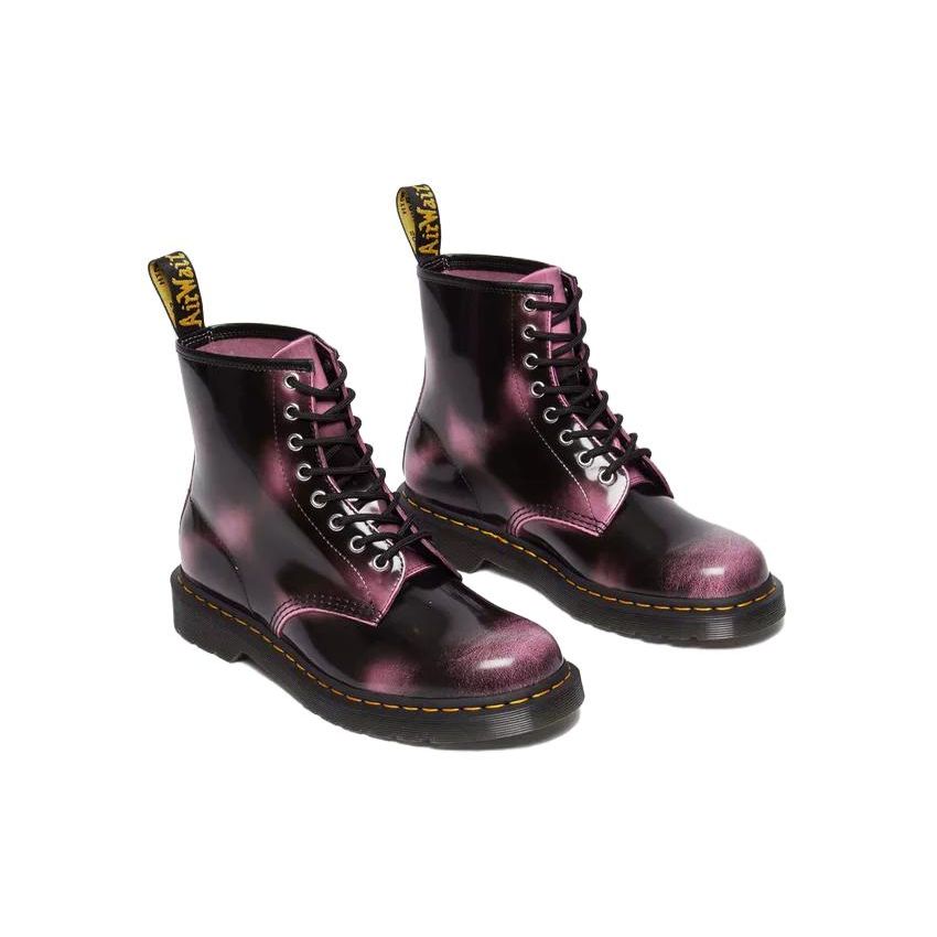 Dr. Martens Comfortable Versatile Short Boots Women boots Black Purple 31815650