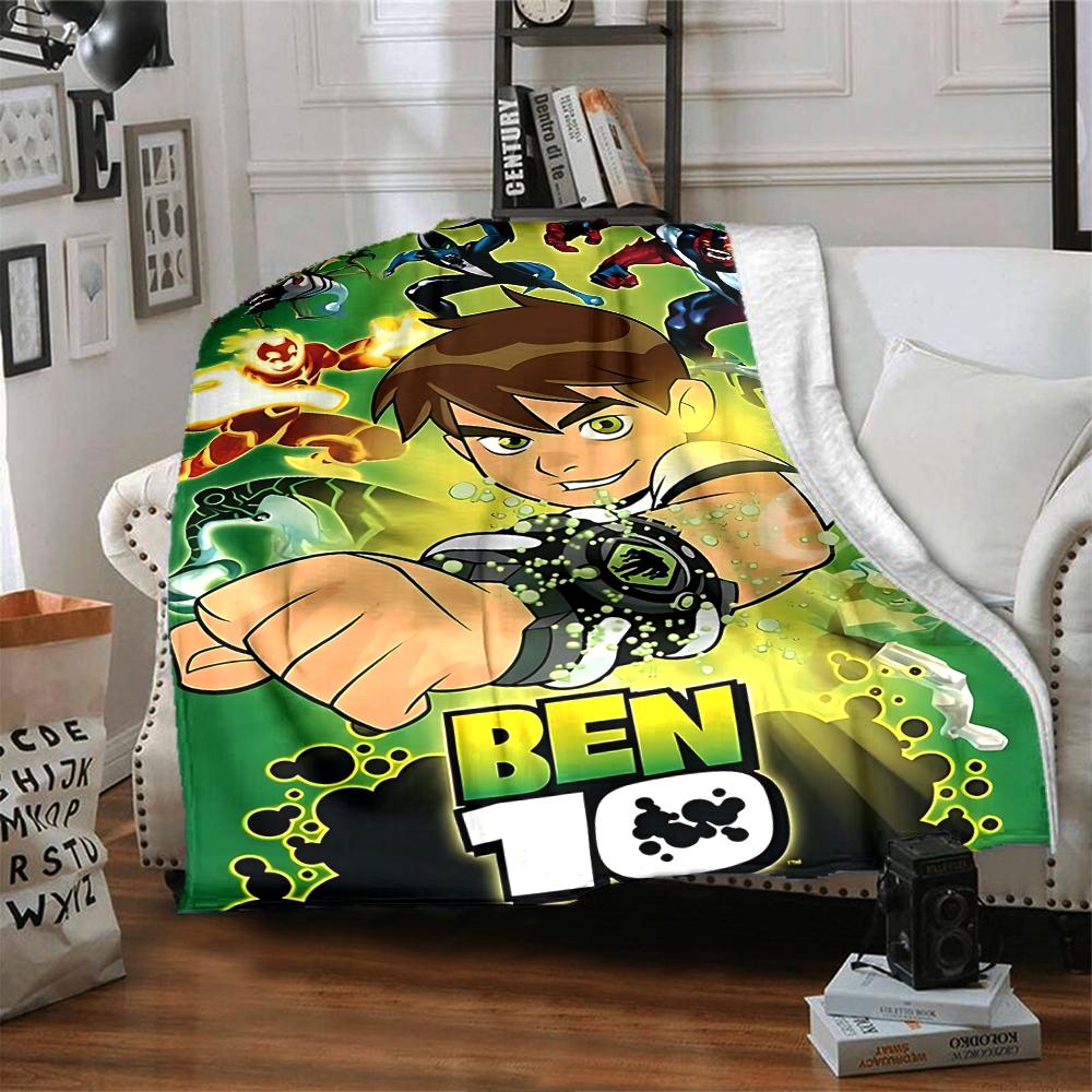 Ben Alien Adventures Blanket Soft Throw Blanket For Home Bedroom Bed Sofa Travel Office Solid Christmas Blanket